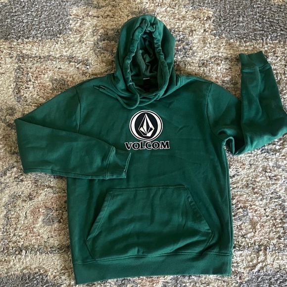 Volcom Forest Green Men's Hoodie - Picture 1 of 3